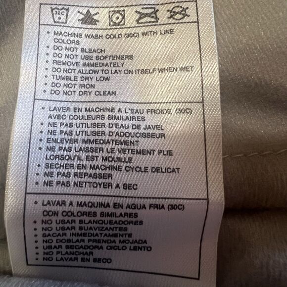 Nike Quilted Shell Jacket Small NWT Rare Vintage Light Cream Clean Girl Fall - Picture 15 of 16